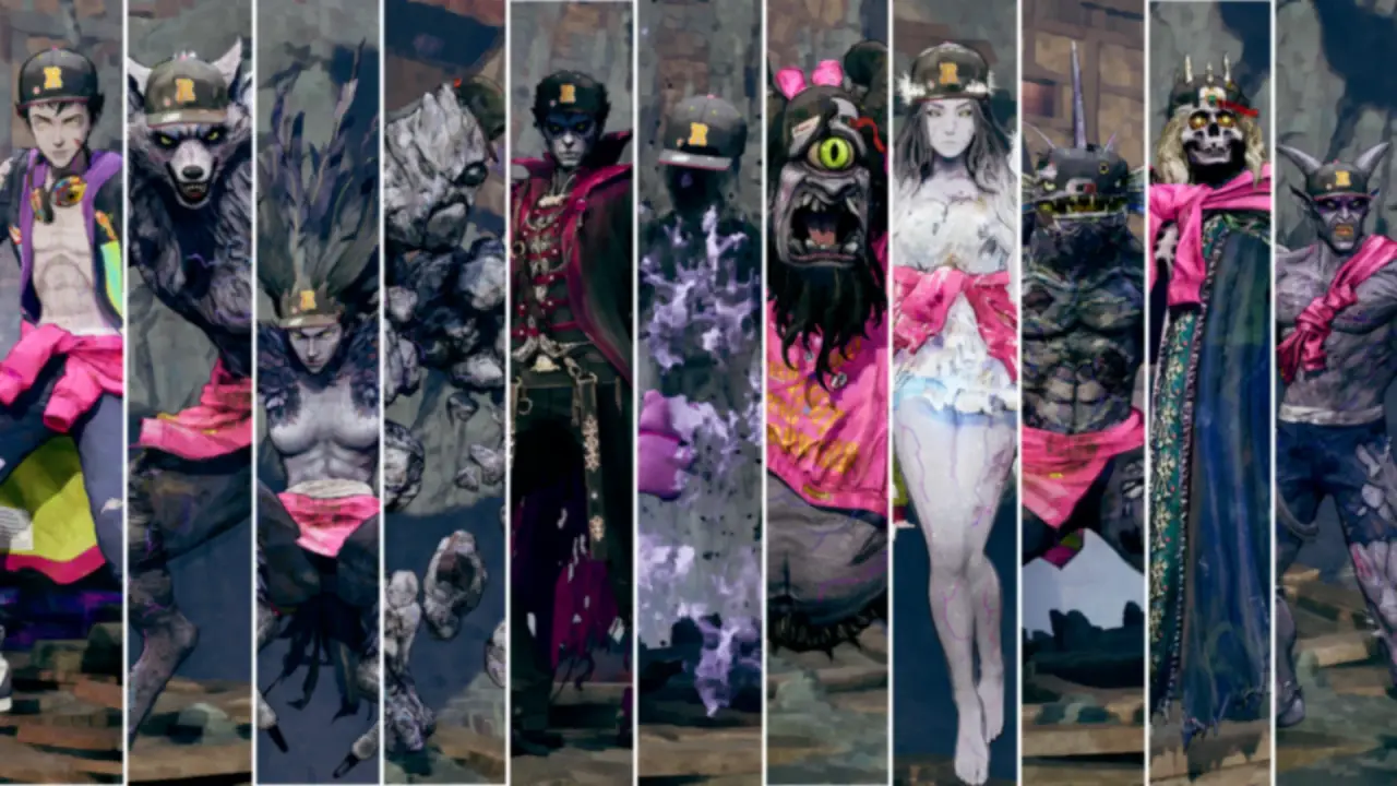 Stupid Never Dies lineup of Davy monster Styles side by side