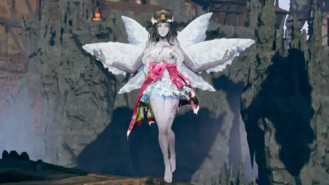 Stupid Never Dies Snow Fairy Style floating with ice wings